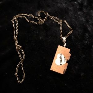 Print Block Necklace